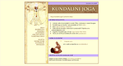 Desktop Screenshot of kundalinijoga.si